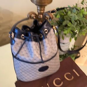 Authentic Gucci Bucket Drawstring 9x9